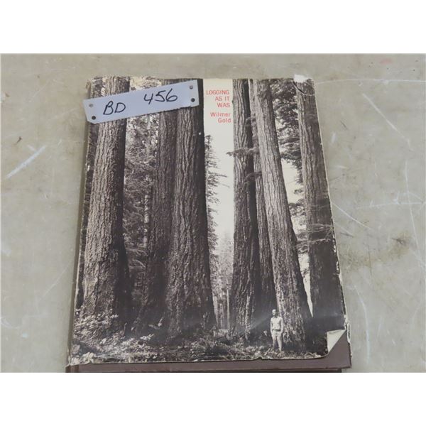 Vtg Pictorial History of Logging on Vancouver Island, BC Hardcover Book
