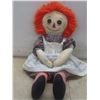 Image 1 : Vtg 3 Foot Raggedy Ann Doll, Handmade Cloth Doll