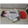 Image 2 : Vtg 3 Foot Raggedy Ann Doll, Handmade Cloth Doll