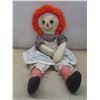 Image 5 : Vtg 3 Foot Raggedy Ann Doll, Handmade Cloth Doll