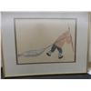 Image 5 : Vtg First Nations Peter Morgan Pro Framed Print Hunter Bringing Home His Catch, 18 x 14 Inches