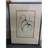Image 6 : Two Vtg First Nations Clemence Wescoupe Pro Framed Prints