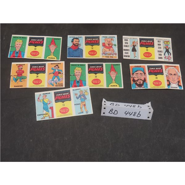 Vtg 1966 O-Pee-Chee Comic Book Foldees Wonder Woman, Aquaman, Supergirl and Others