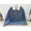 Image 8 : Marlboro Man Wrangler Sherpa Lined Denim Ranch Coat, Men’s XXL