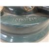 Image 3 : Dietz No. 80 Blizzard Oil Burning Lantern in Green Finish, 16" High, w/ Handle