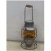Image 8 : Antq CPR Railroad Lantern w/ Amber Glass, 10" High w/ Handle