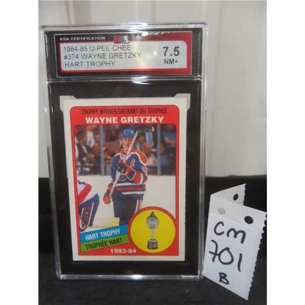 Graded Wayne Gretzky Edmonton Oilers Card