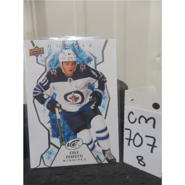 Cole Perfetti Winnipeg Jets Rookie Card
