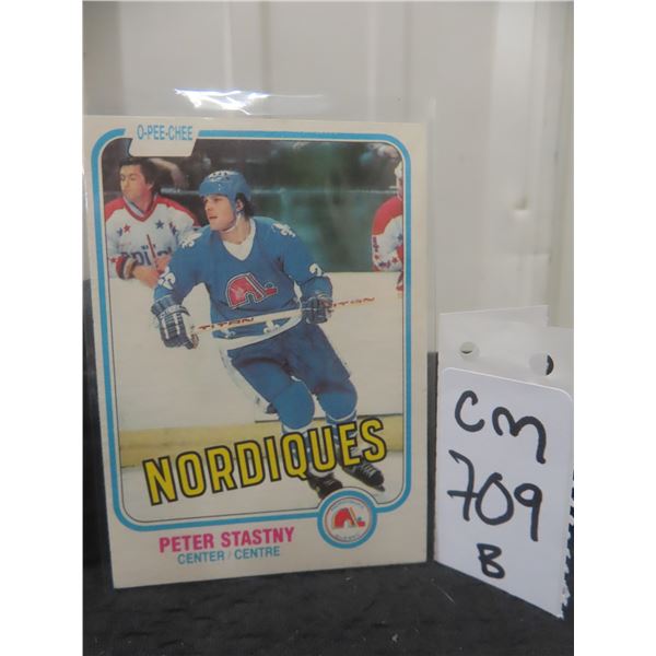 Peter Stastny Quebec Nordiques Rookie Card