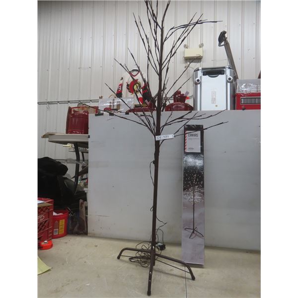 Five-Foot Decorative Twig Tree w/ 144 LED Lights