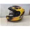 Image 2 : New HJC Helmet w/ 2 Electric Shields, Size Medium
