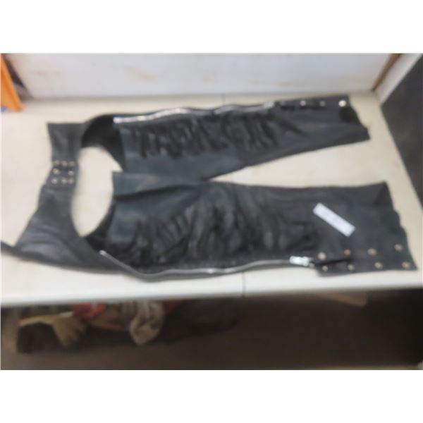 Pair of Leather Chaps (No Size Listed)