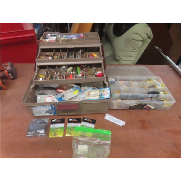 Tackle Box w/ Lures, Bobbers, Pickerel Rig and More