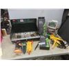 Image 1 : Coleman Propane Stove, Tent Pegs, Rope and Two Portable Camp Showers