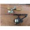 Image 7 : Six Ice Fishing Rods, Six Reels and Landing Net