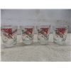Image 11 : Two Custom Made Metal Sculptures, 11 1/2" and 6 1/2" Tall, and Four Shot Glasses
