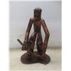 Image 5 : Two Custom Made Metal Sculptures, 11 1/2" and 6 1/2" Tall, and Four Shot Glasses