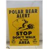 Image 2 : HP Keyboard and Wireless Mouse w/ Cardboard Sign "Polar Bear Alert", 20" x 16"