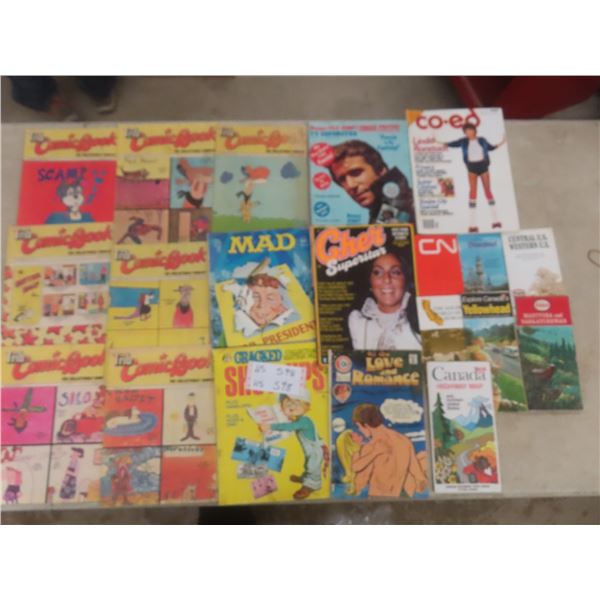The Trib Comic Books, Magazines and Canadian Road Maps