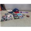 Image 1 : Winnipeg Jets Memorabilia Lot Incl Beer Caps, Season Seat Holder, Pucks, 1975–76 Bobby Hull