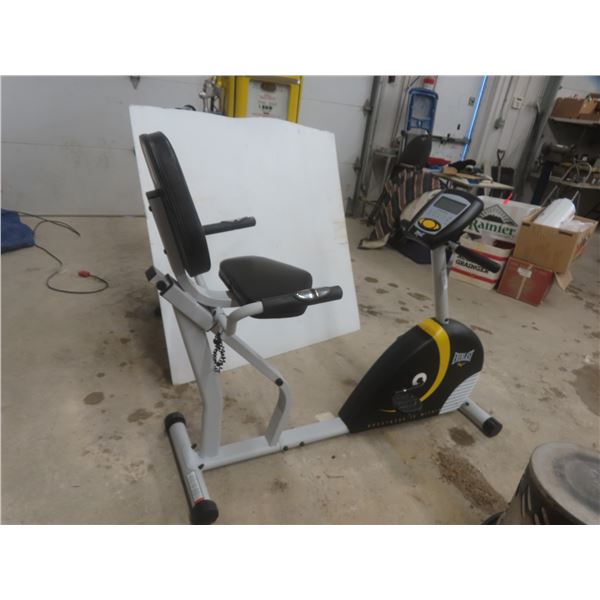 Everlast Magnetic Resistance Recumbent Bike, Ten Programs, Up To 275 Lbs Adjustable, Like New