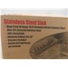 Image 2 : New in Box Wessan Stainless Steel Double Kitchen Sink w/ Strainers, 31" x 20 1/2" x 7"