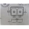 Image 4 : New in Box Wessan Stainless Steel Double Kitchen Sink w/ Strainers, 31" x 20 1/2" x 7"