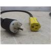 Image 2 : Two Generator Adapters, NEMA 20A–250V, Approximately 3 Feet