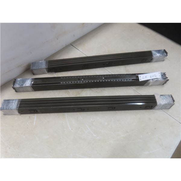 Heavy Duty 24" Drawer Slides, Six Sets
