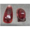 Image 7 : Six Vtg Red Glass Auto Light Lens
