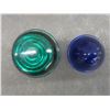 Image 10 : Eight Vtg Red, Green and Purple Auto Light Lens
