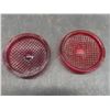 Image 3 : Eight Vtg Red, Green and Purple Auto Light Lens