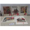 Image 1 : Five 1940s Coca-Cola Advertising Prints, 14" x 11"