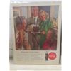 Image 2 : Five 1940s Coca-Cola Advertising Prints, 14" x 11"