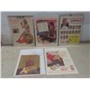 Image 1 : Five 1940s Royal Crown Cola and Camel Tobacco Advertising Prints