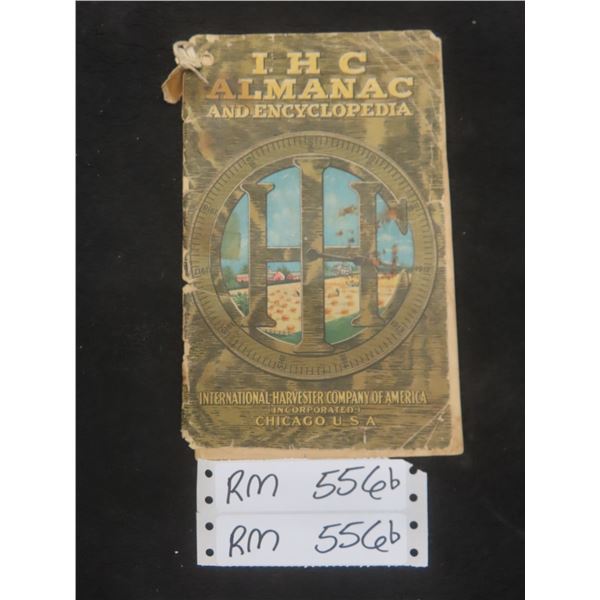 Rare 1912 International Harvester Almanac and Encyclopedia Book