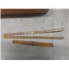 Image 5 : Seven Vtg Woodworking Rabone Tape Measures, Level
