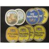 Image 2 : Two Vtg Brantford Booklets, Seven General Store Tins, Two Match Boxes, RCMP Picture