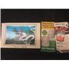Image 3 : Two Vtg Brantford Booklets, Seven General Store Tins, Two Match Boxes, RCMP Picture