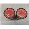 Image 2 : Two 1950s Bardahl Oil Twelve Ounce Unopened Tin Cans, New Old Stock