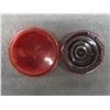 Image 10 : Nine Vtg Red Glass Auto Light Lens