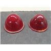 Image 2 : Nine Vtg Red Glass Auto Light Lens