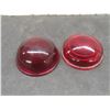 Image 4 : Nine Vtg Red Glass Auto Light Lens