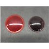 Image 9 : Nine Vtg Red Glass Auto Light Lens