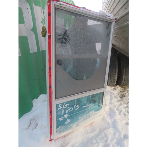 3 Double Pane Windows: 35 1/4" x 59 1/2", 35 1/4" x 59 1/4", 35 1/4" x 59 1/4"