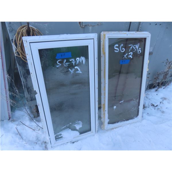2 Triple Pane Windows 23 1/2" x 47 1/4"