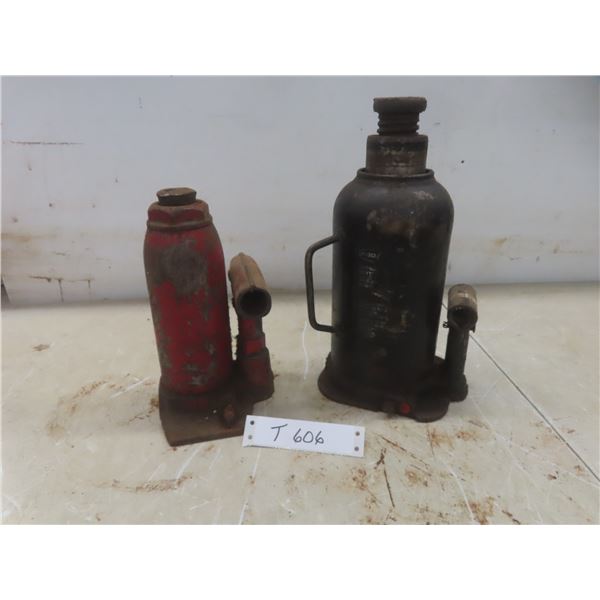 Two Hydraulic Bottle Jacks