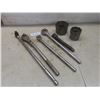 Image 1 : Three Ratchets, 3/4", Extensions and Two Sockets