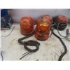 Image 6 : Magnetic Mount Beacon Lights, Sealed Beam Headlights Used and NOS