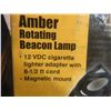 Image 13 : Amber Rotating Beacon 12V Light w/ 8 1/2 Foot Cord, Convex Mirrors and Four LED Utility Lights